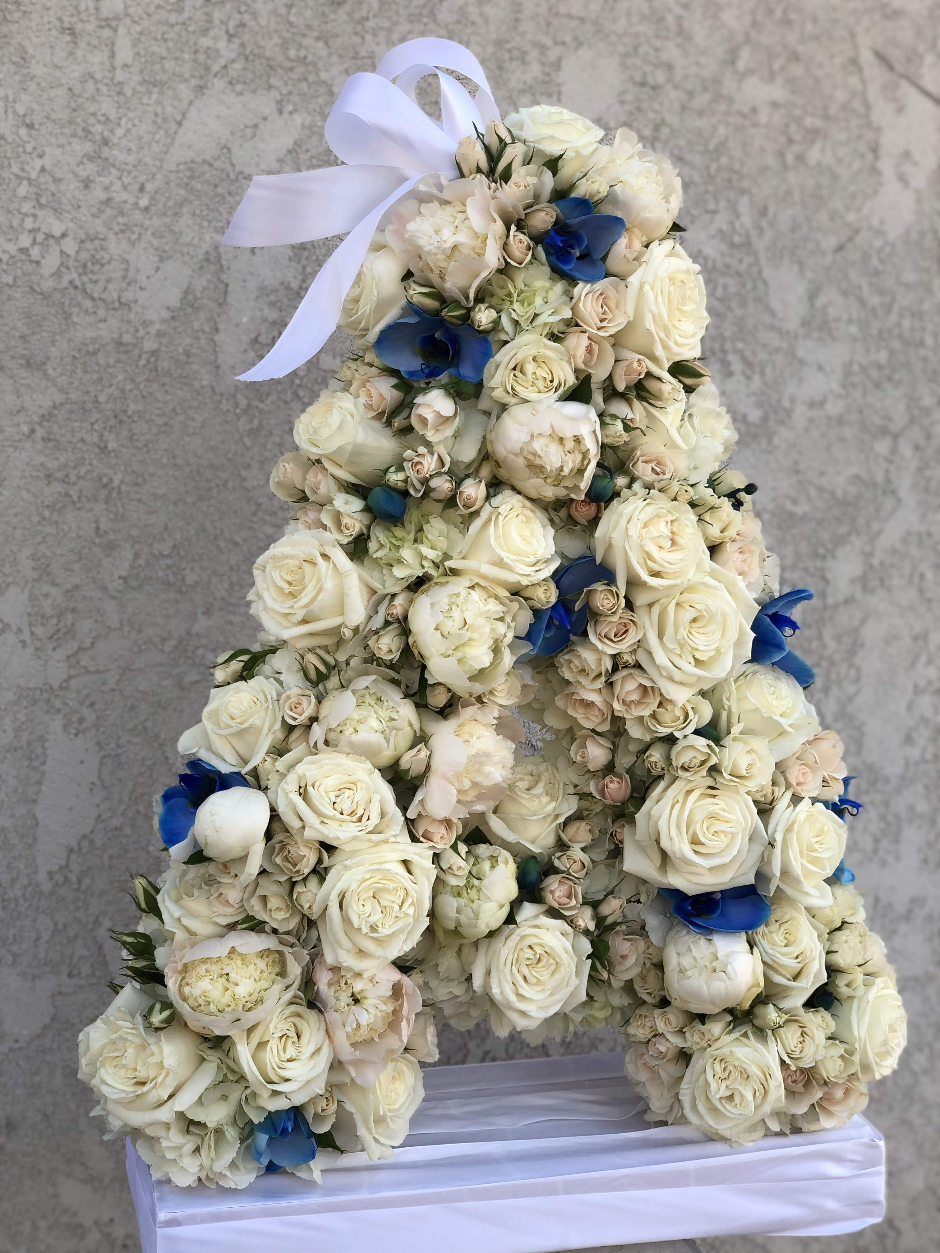 Floral letter arrangement A in Burbank, CA Farabela's Touch