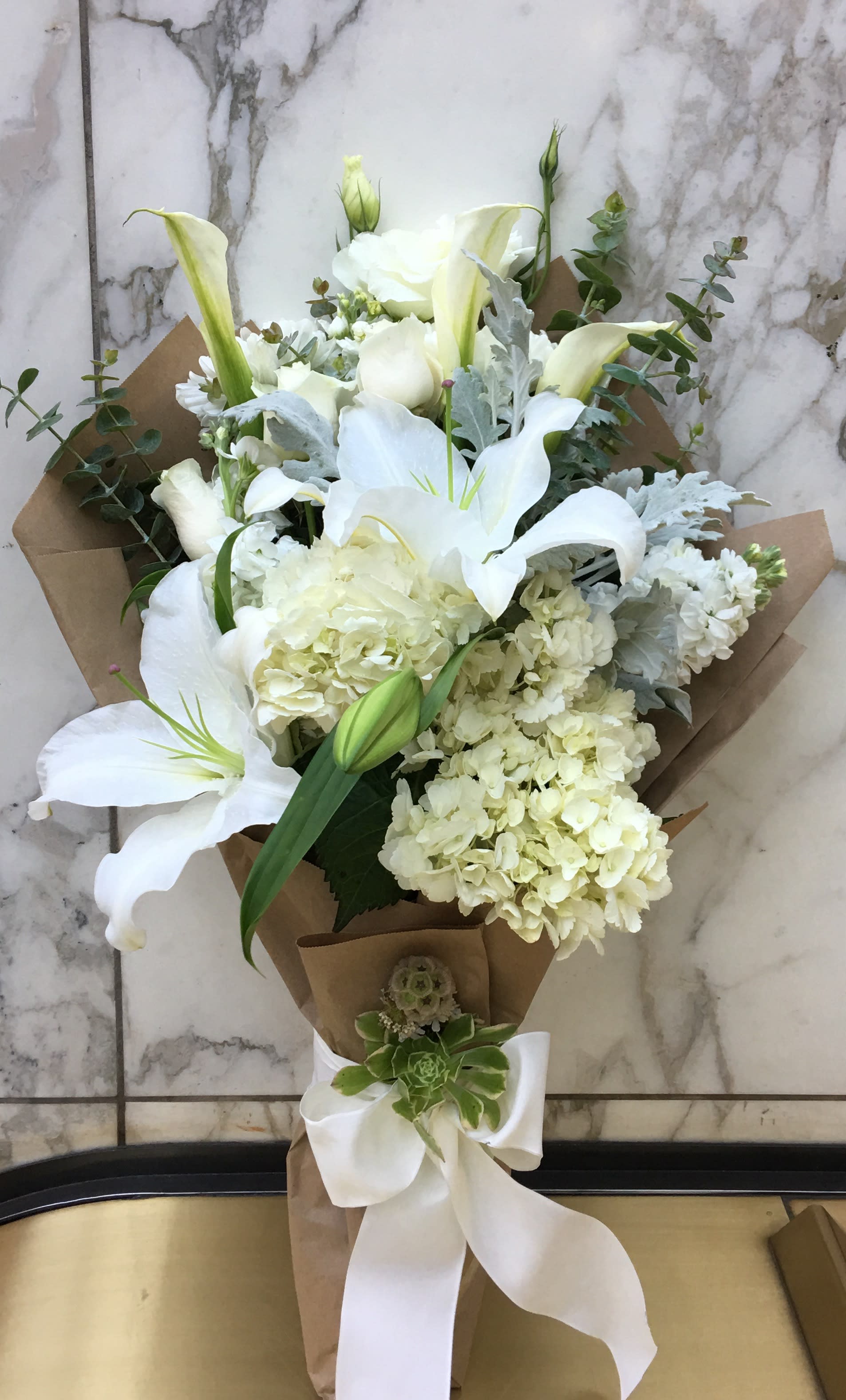Dusty Miller Bouquet in Los Angeles, CA Downtown Flowers net
