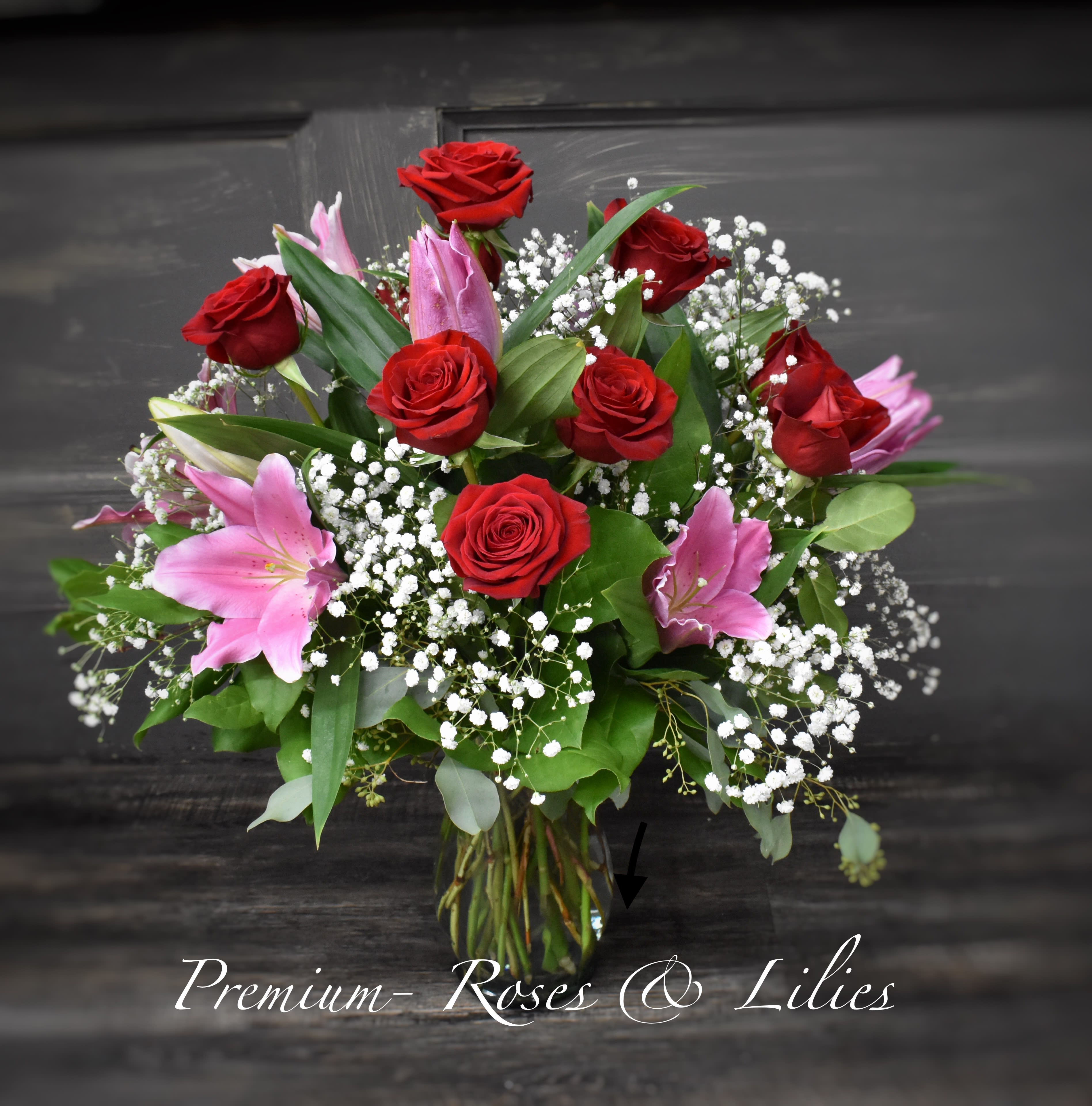 Roses and Lilies Available for local St Cloud area delivery in Saint