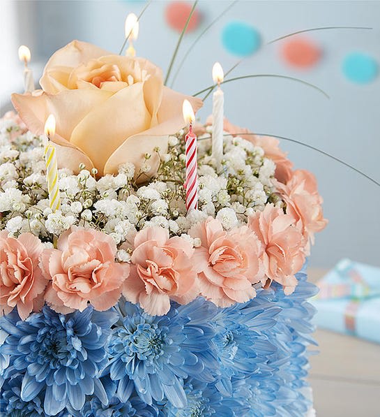 Happy Birthday Wishes Flowers Cake Best Flower Site