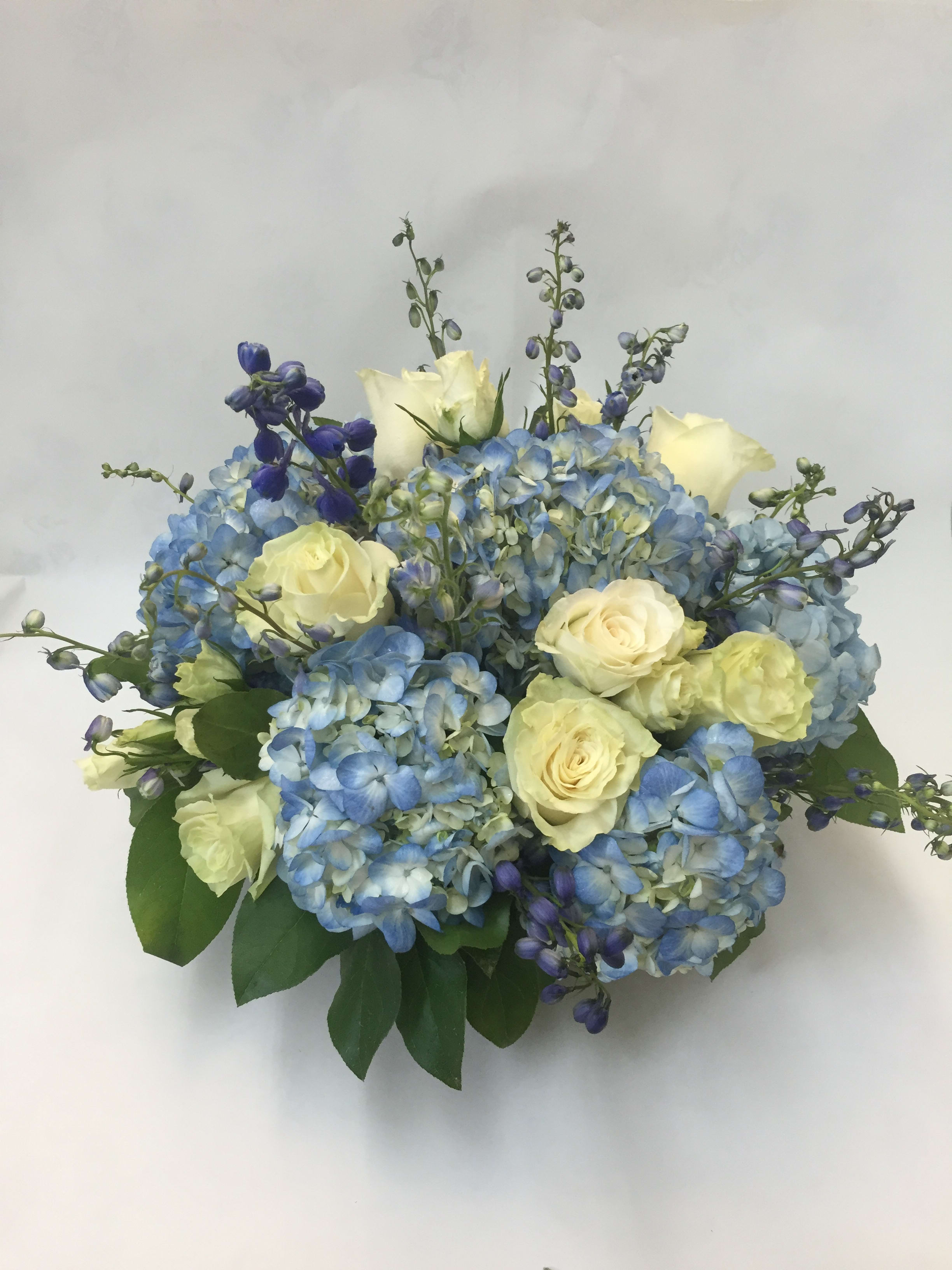 Shades Of Blue In A Bowl In Pittsford NY Gallea s Greenhouse Florist