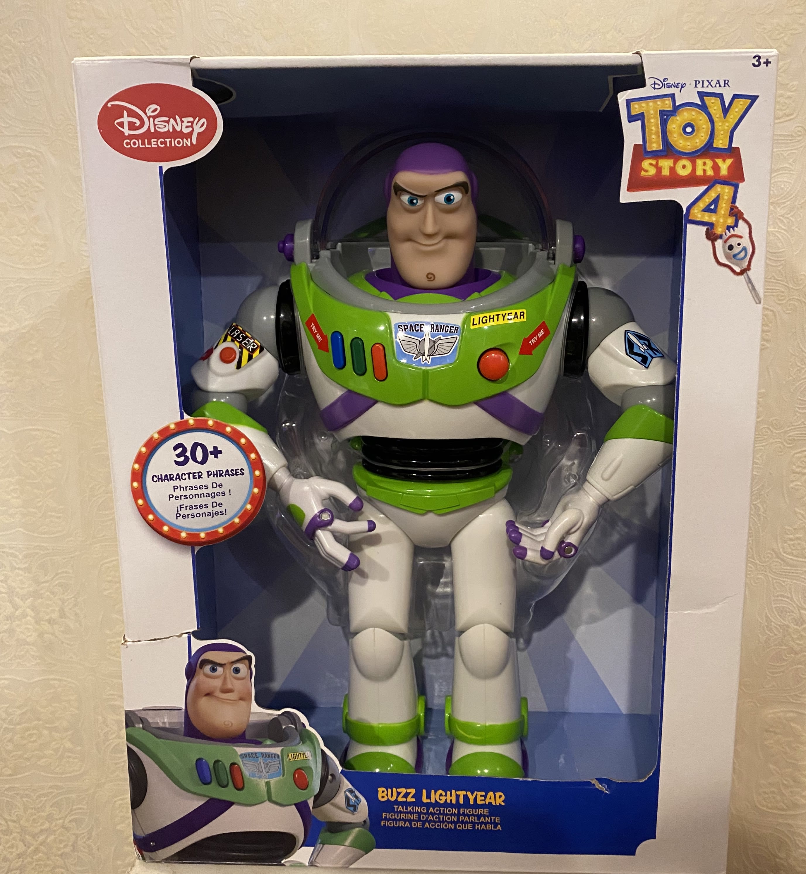 Disney Collection Toy Story 4 Buzz Lightyear 12" Talking Action Figure