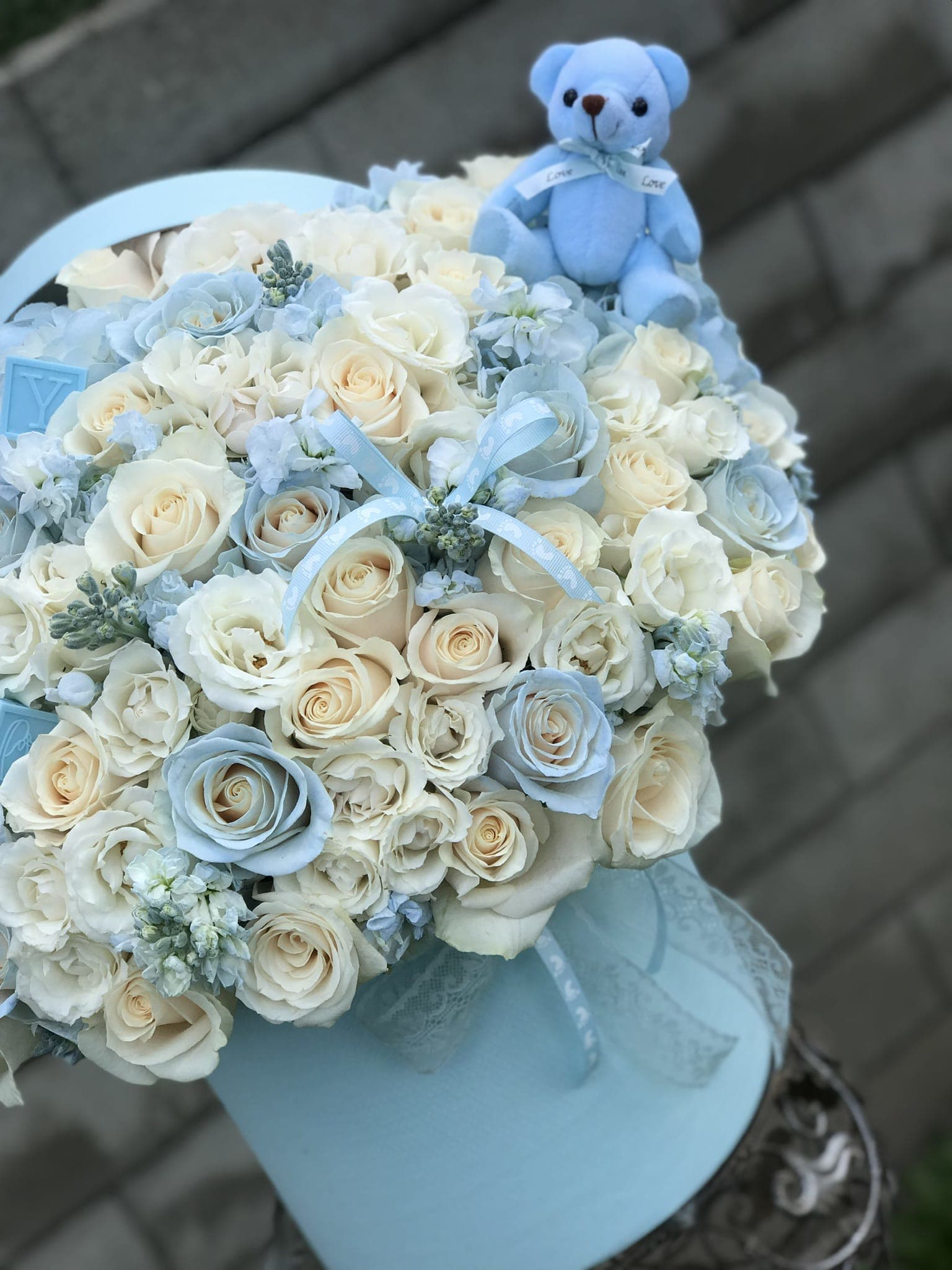 baby boy in Glendale, CA Boxed Flowers and Sweets