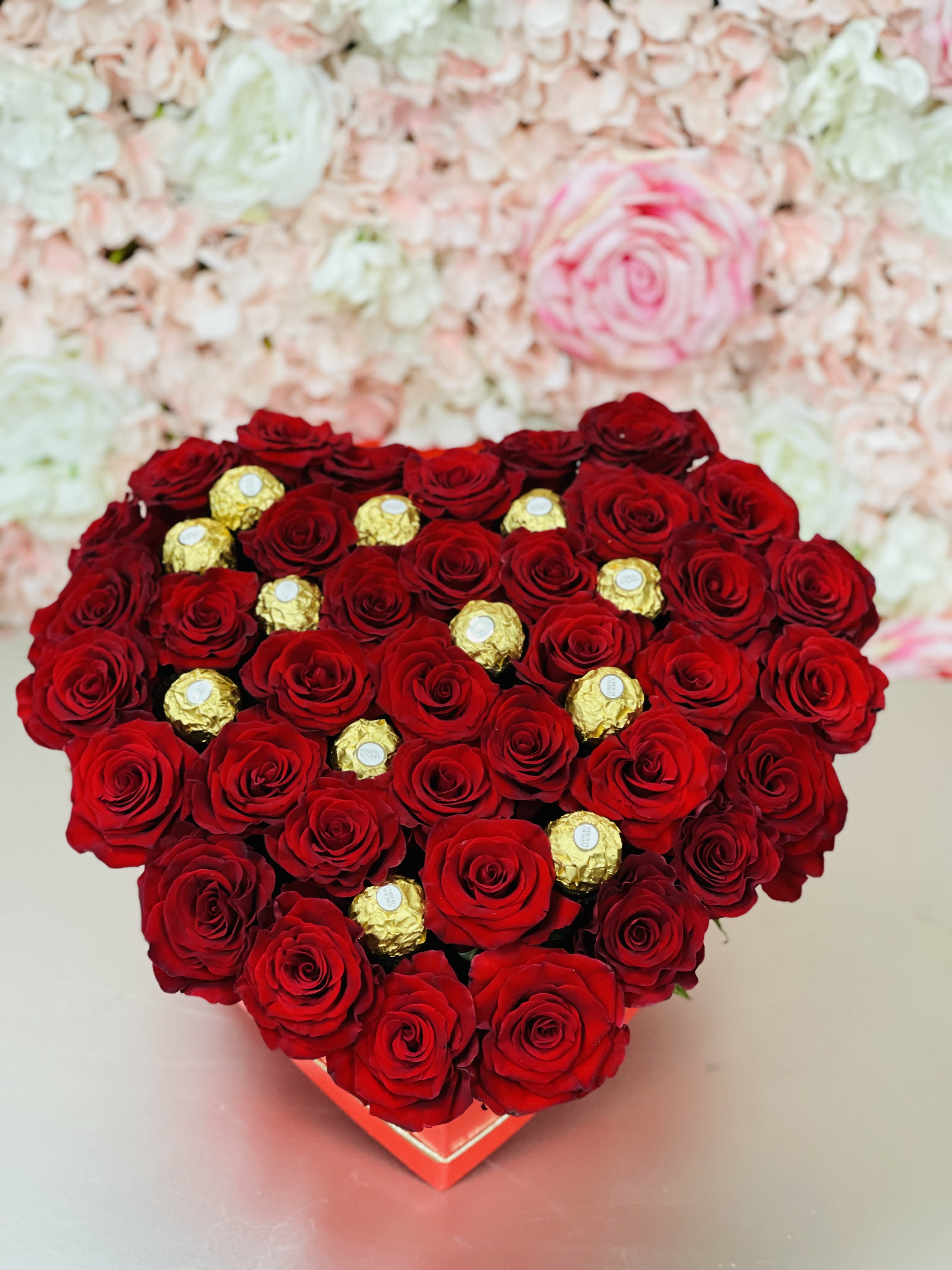 LARGE HEART BOX 50 FRESH ROSES in Atlanta, GA Atlanta's Finest Flowers