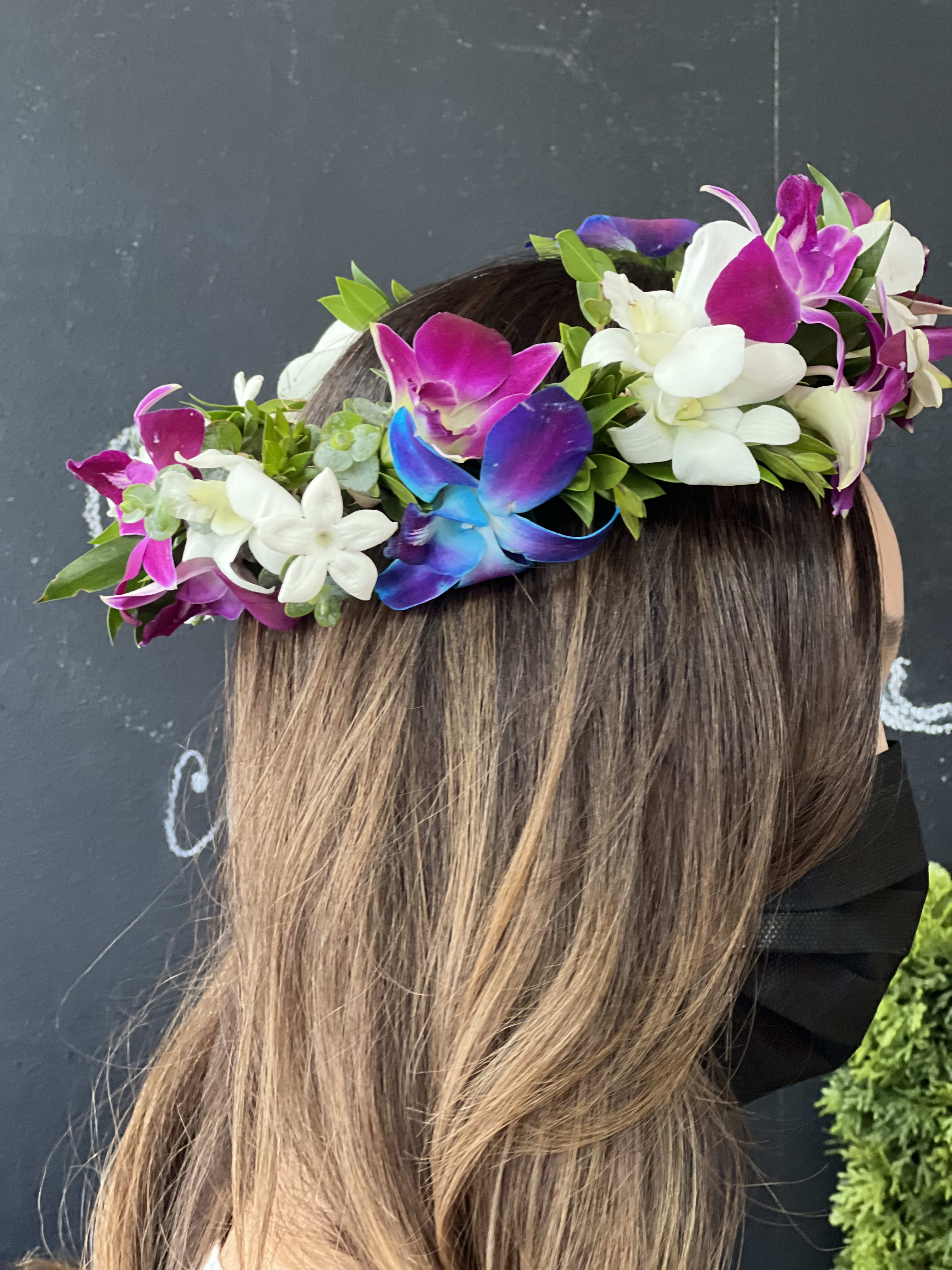 Hawaiian flower crown for sale shop