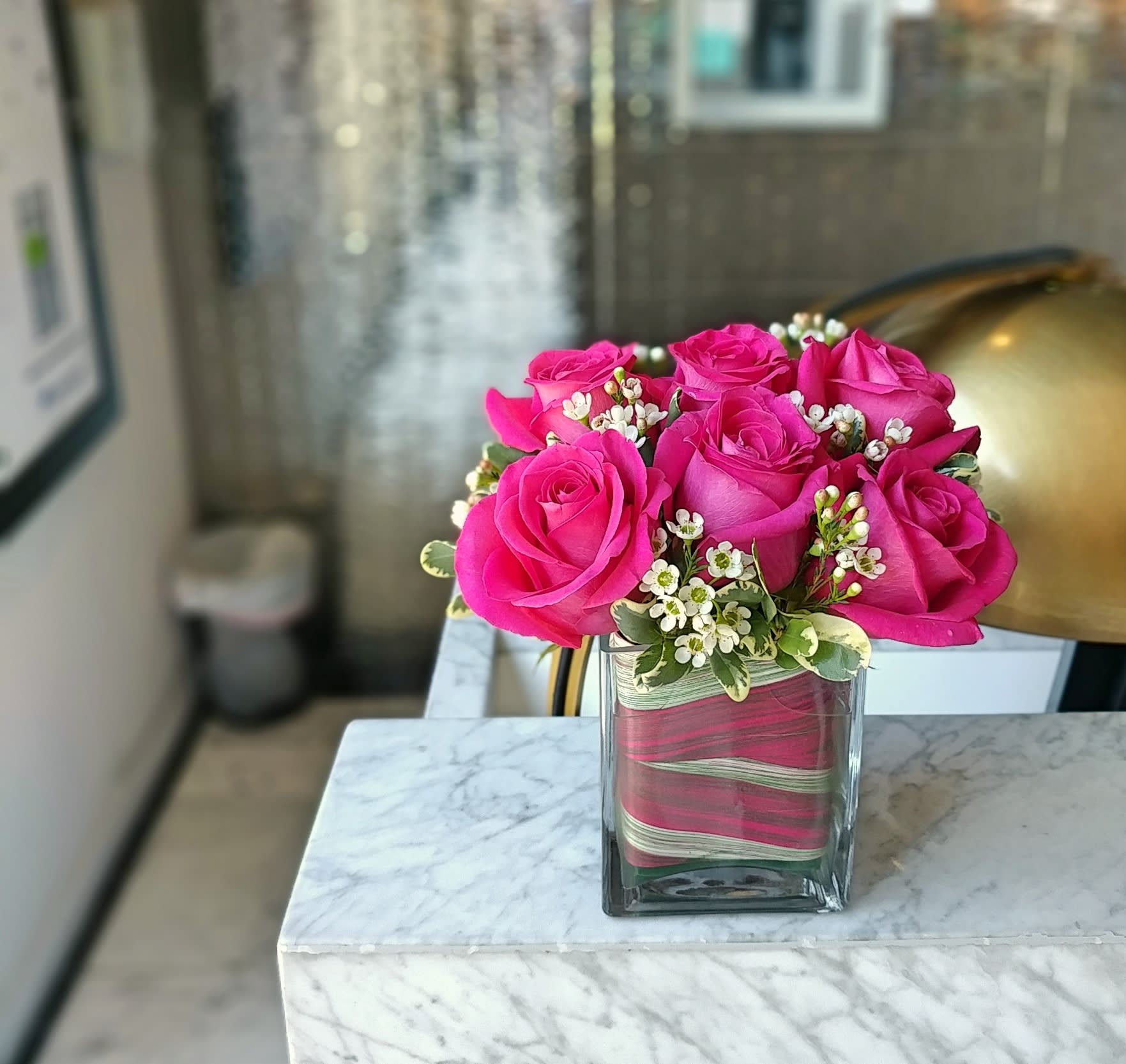 Pink Bloom Mini Bouquet in Los Angeles, CA