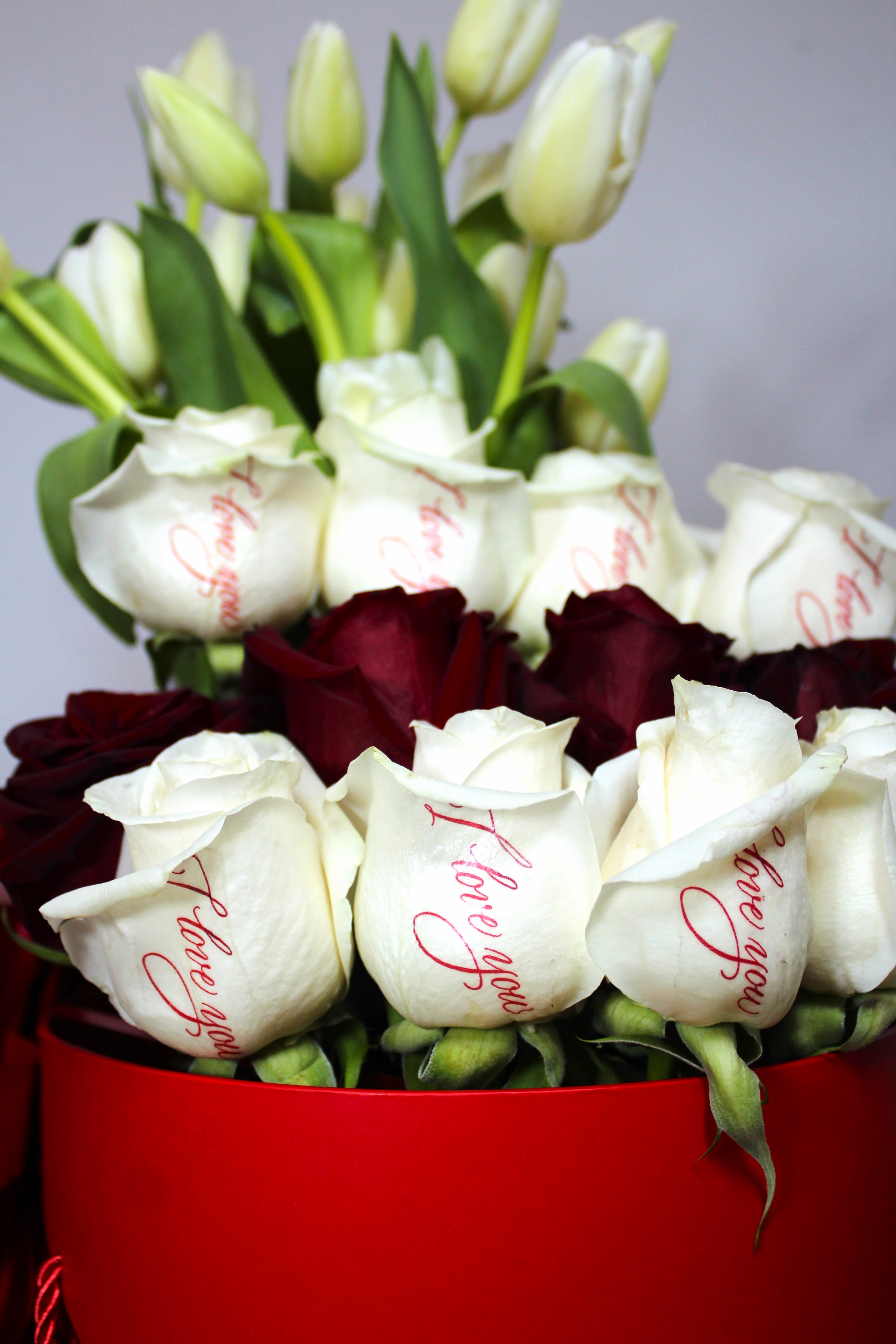 I Love You Rose Box, Flowers, LA Flower Girl