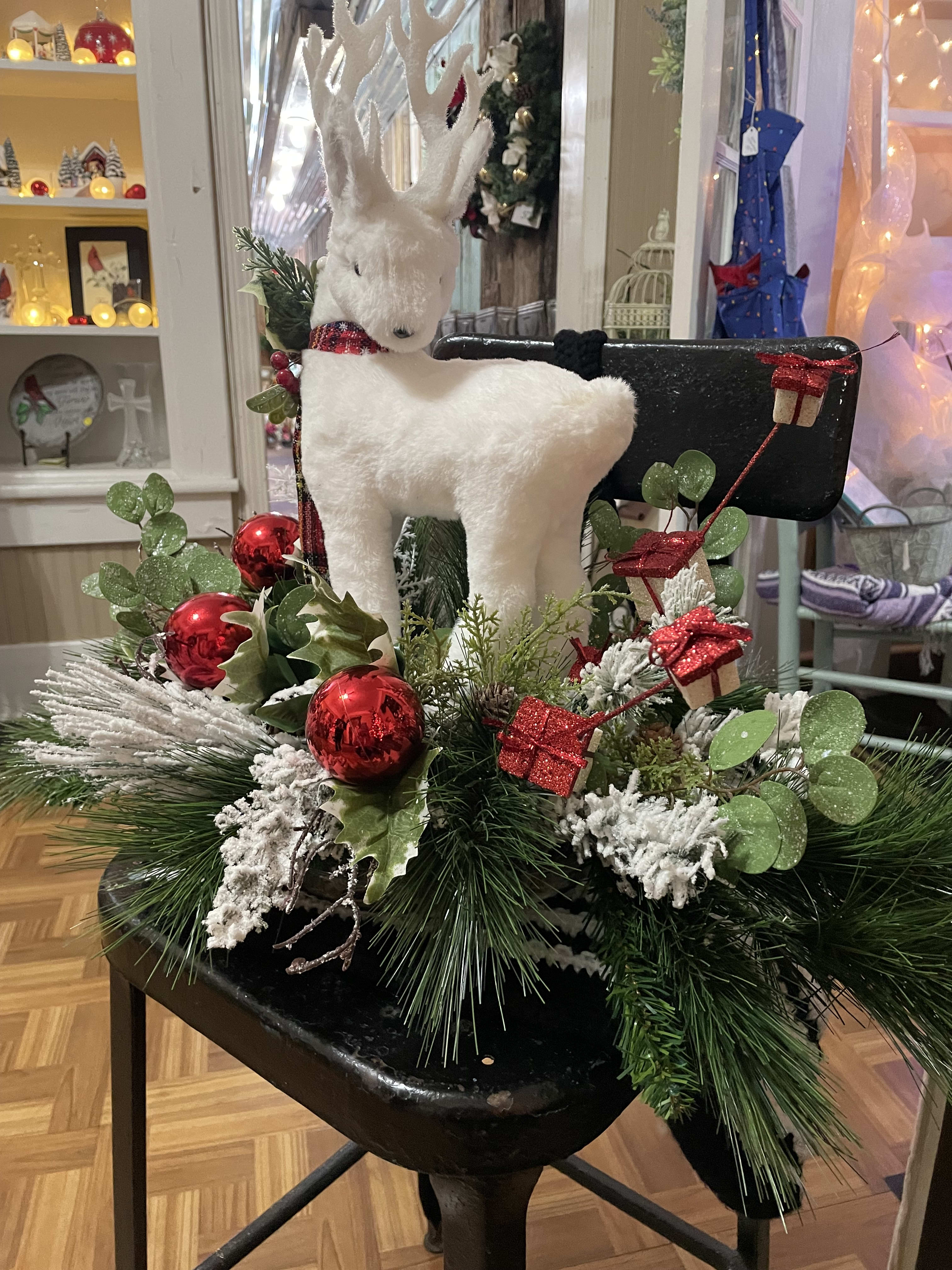 Christmas Reindeer Silk in Shelbyville, TN Flowers For Keeps