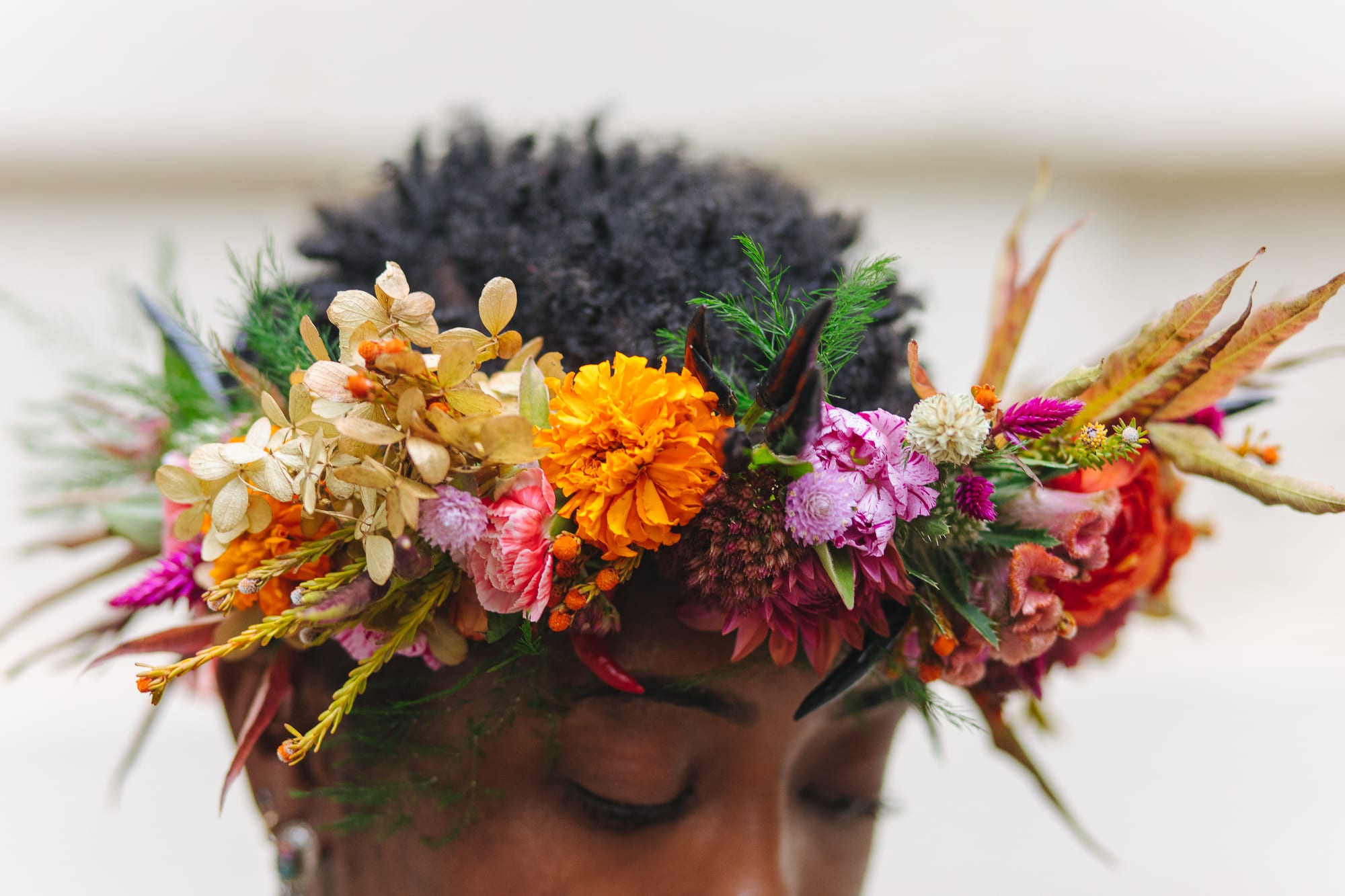 Large Bloom Flower Crown – The Flower Shop