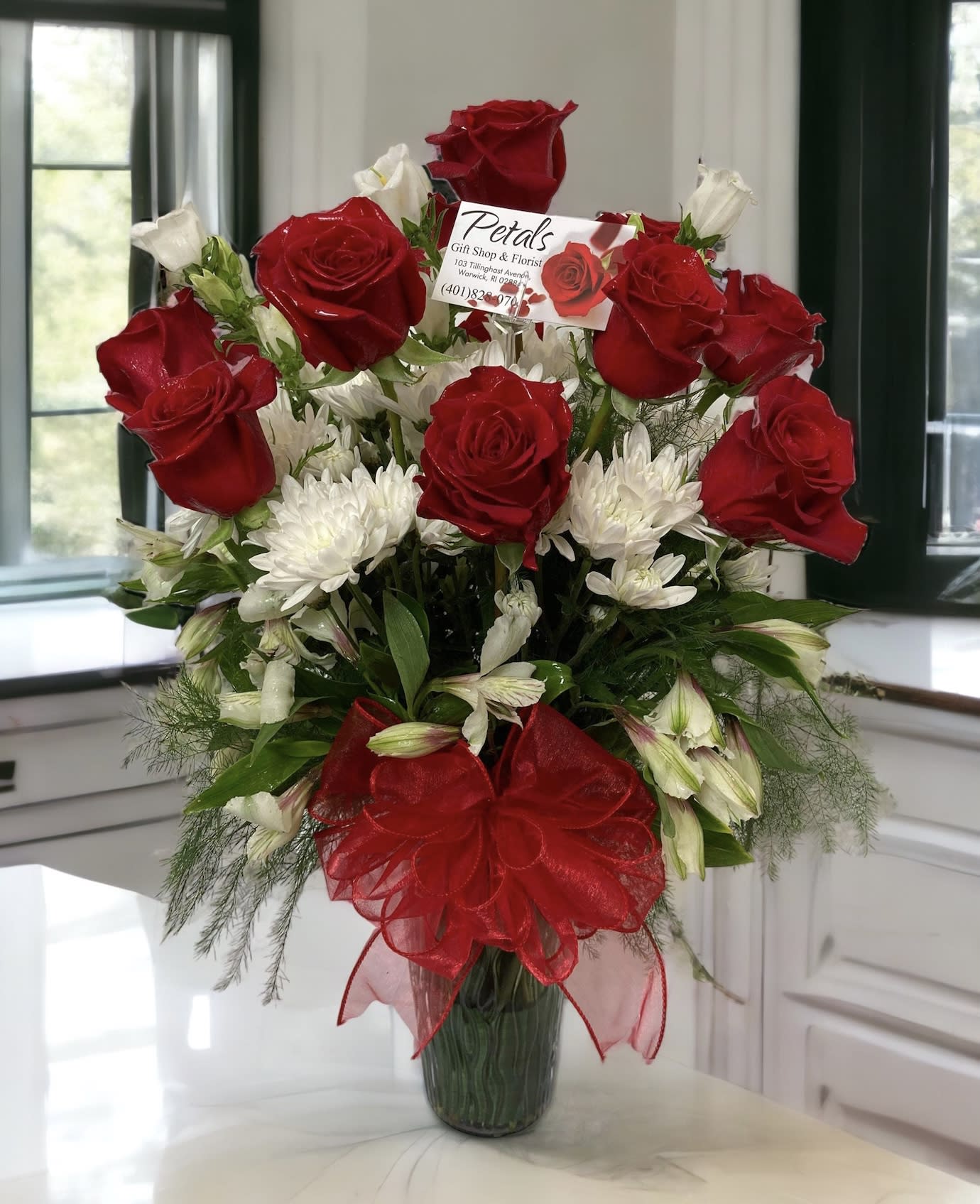 The Perfect Dozen Red Roses by Petals
