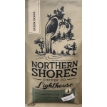 Bag of Northern Shores Lighthouse ground coffee