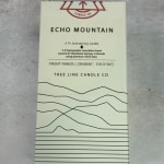 Boxed Tree Line Candle Co. Echo Mountain soy candle