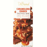 Box of caramelized crunch chocolate tasting bars