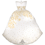 29" Jumbo Wedding Dress Mylar