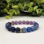 Blue Aventurine/Sodalite/Amethyst Bracelet