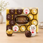 Box of Ferrero Collection chocolates with assorted wrapped truffles