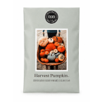 Package of Harvest Pumpkin scented sachet with a pumpkin-filled photo on the front
