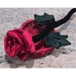 Softer Red Rose-Plush