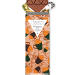 Wrapped chocolate bar with pumpkin spiced latte packaging