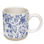 Sweet Water Decor - Blue Delft Stoneware Coffee Mug - Spring Home Decor