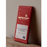 Red box of milk chocolate cinnamon candy on a neutral surface