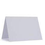 Blank folded greeting card on a white background