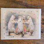 Dancing Polar Bears Card