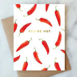Hot Pepper Love Greeting Card 