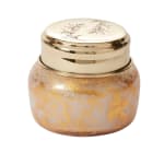 Gold-toned decorative jar with a matching lid