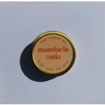Mandarin Cutie Soy Candle - 4 oz Gold Tin & Wood Wick
