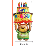 Bear and Cake Balloon 
