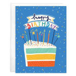 Birthday Greeting Card - Cake Slice