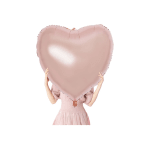 36” PINK HEART BALLOON