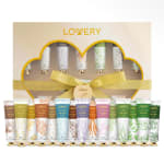 Gift set of hand creams in a ribbon-tied box