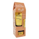 Naked Bee coconut and honey lotion gift set in orange packaging