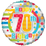 70th birthday balloon