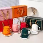Cozy Glow Mug Warmer Gift Set (GREEN)