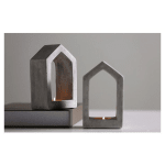 Cement House Building Decoration House Decoration Home Furnishing Candlestick Silicone