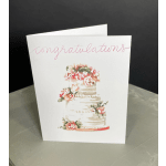 Watercolour Card - Wedding Cake