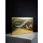 Lindt LINDOR Assorted Milk and Dark Chocolate Truffles Box, 156g