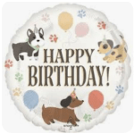 Puppy Dog Birthday Balloon