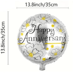 Mylar Balloon - "Happy Anniversary"