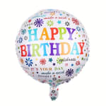 Mylar Balloon - "Happy Birthday"