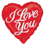 I Love You Foil Balloon
