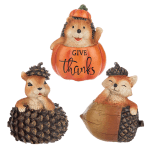 Fall Critter Figurines
