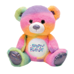 Fiesta Rainbow Birthday Bear