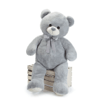 40 INCH GREY PLUSH BEAR