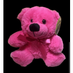 Small hot pink bear