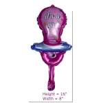 Baby girl balloon no.5