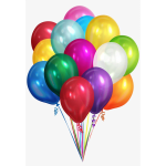 1 Latex Balloon Assorted Color